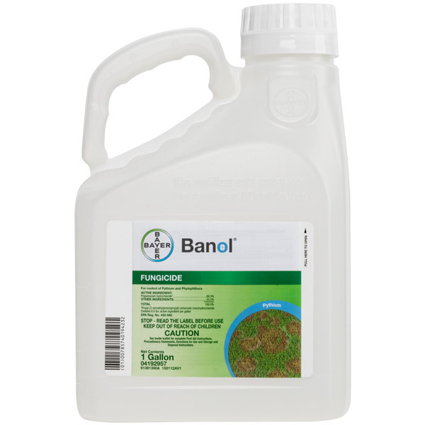 BAYER - Banol Fungicide - Banol fungicide is one of the industry's leading  Pythium control products. It delivers preventive and curative protection  for Pythium blight, Pythium root rot and Pythium root with